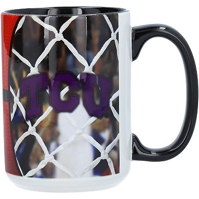 TCU Horned Frogs 15oz. Basketball Mug