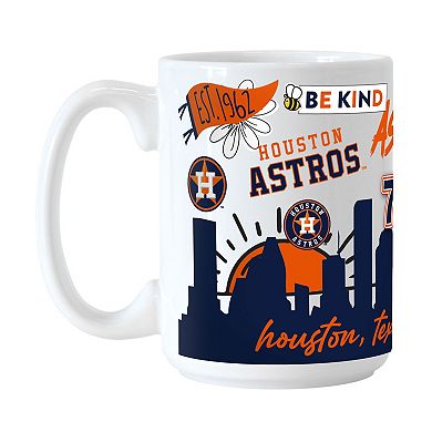 Houston Astros 15oz. Native Ceramic Mug
