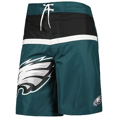 Men's G-III Sports by Carl Banks Midnight Green Philadelphia Eagles Sea Wind Swim Trunks