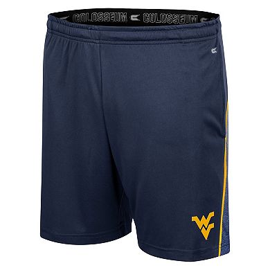 Men's Colosseum Navy West Virginia Mountaineers Laws of Physics Shorts