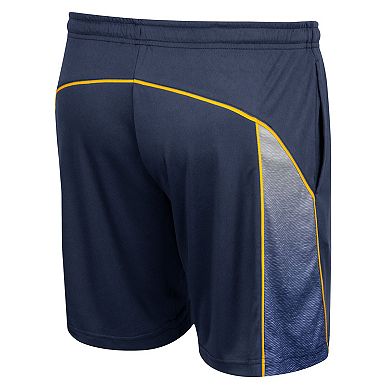 Men's Colosseum Navy West Virginia Mountaineers Laws of Physics Shorts