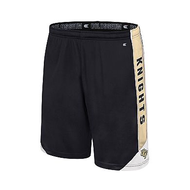 Men's Colosseum Black UCF Knights Haller Shorts