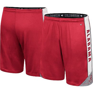 Men's Colosseum Crimson Alabama Crimson Tide Haller Shorts