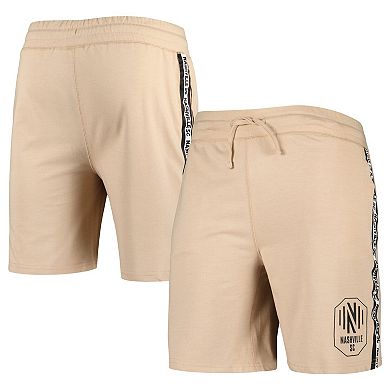 Men's Concepts Sport  Tan Nashville SC Team Stripe Shorts