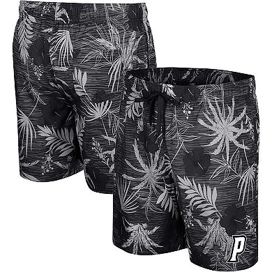 Men's Colosseum Black Providence Friars What Else is New Swim Shorts