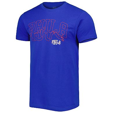 Unisex Stadium Essentials Royal Philadelphia 76ers Element Logo Pop T-Shirt