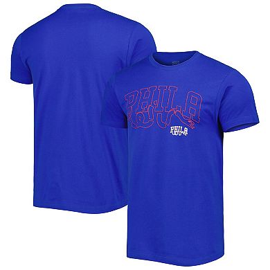 Unisex Stadium Essentials Royal Philadelphia 76ers Element Logo Pop T-Shirt