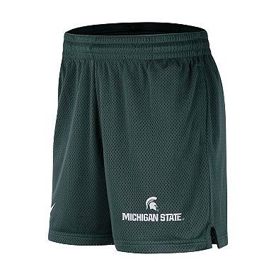 Men's Nike Green Michigan State Spartans Mesh Performance Shorts