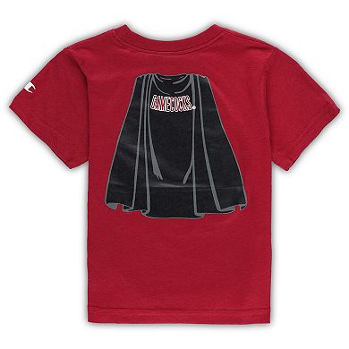 Toddler Champion Garnet South Carolina Gamecocks Super Hero T-Shirt