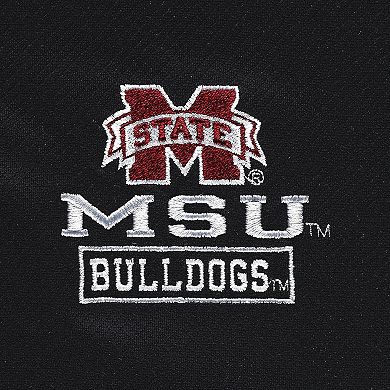 Men's Champion Black Mississippi State Bulldogs Textured Quarter-Zip Jacket