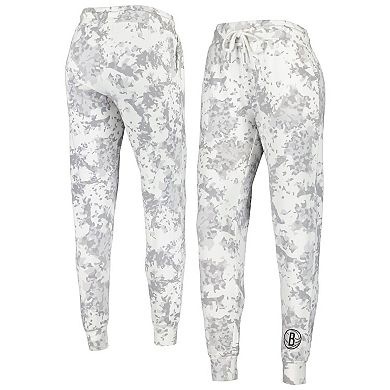 Women's Lusso Gray Brooklyn Nets Melissa Tri-Blend Jogger Pants
