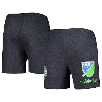 Men's Concepts Sport  Charcoal Seattle Sounders FC Multi-Logo Shorts