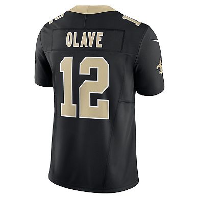 Men's Nike Chris Olave Black New Orleans Saints Vapor F.U.S.E. Limited  Jersey