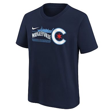 Preschool Nike Navy Chicago Cubs City Connect T-Shirt