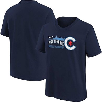 Preschool Nike Navy Chicago Cubs City Connect T-Shirt