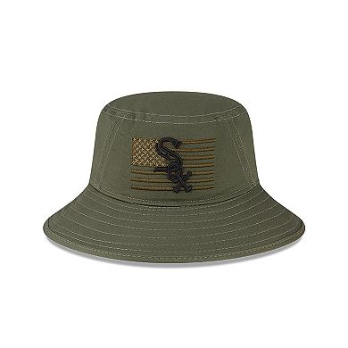 Men's New Era  Green Chicago White Sox 2023 Armed Forces Day Bucket Hat