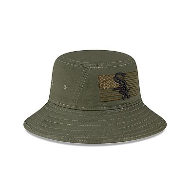 Men's New Era  Green Chicago White Sox 2023 Armed Forces Day Bucket Hat