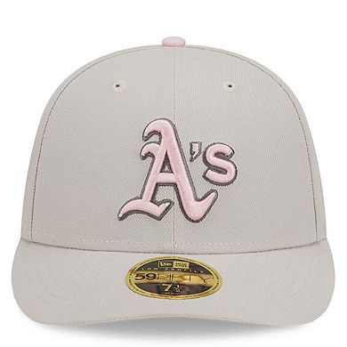 Men's New Era  Khaki Oakland Athletics 2023 Mother's Day Low Profile 59FIFTY Fitted Hat