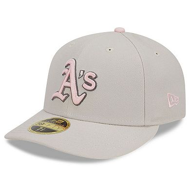 Men's New Era  Khaki Oakland Athletics 2023 Mother's Day Low Profile 59FIFTY Fitted Hat