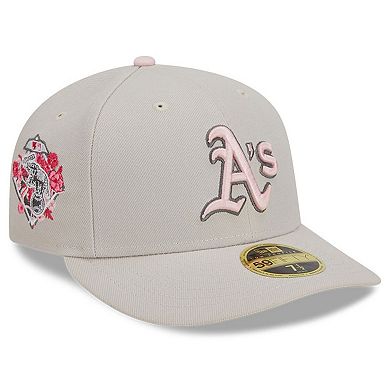 Men's New Era  Khaki Oakland Athletics 2023 Mother's Day Low Profile 59FIFTY Fitted Hat