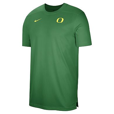 Men's Nike  Green Oregon Ducks Sideline Coaches Performance Top