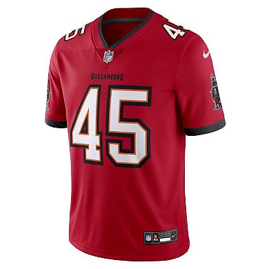 Men's Nike Devin White Red Tampa Bay Buccaneers  Vapor Untouchable Limited Jersey