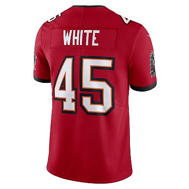 Men's Nike Devin White Red Tampa Bay Buccaneers  Vapor Untouchable Limited Jersey