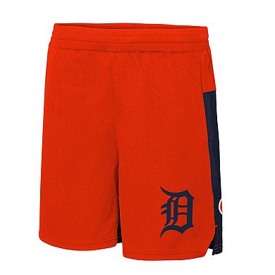 Youth Orange Detroit Tigers 7th Inning Stretch Shorts