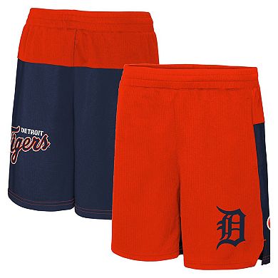 Youth Orange Detroit Tigers 7th Inning Stretch Shorts