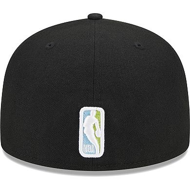 Men's New Era Black Orlando Magic Color Pack 59FIFTY Fitted Hat