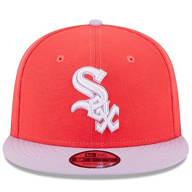 Men's New Era Red/Purple Chicago White Sox Spring Basic Two-Tone 9FIFTY Snapback Hat