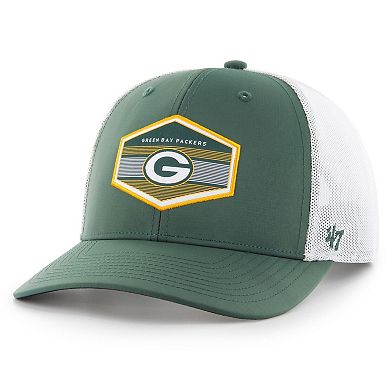 Men's '47  Green Green Bay Packers Burgess Trucker Adjustable Hat