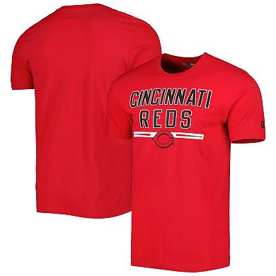 Men's New Era Red Cincinnati Reds Batting Practice T-Shirt