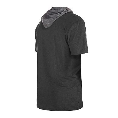 Men's New Era Black Brooklyn Nets Active Hoodie T-Shirt