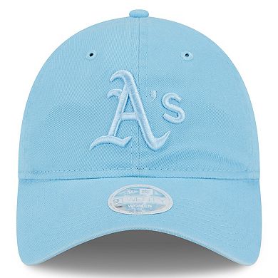 Women's New Era Light Blue Oakland Athletics Doscientos Core Classic 9TWENTY Adjustable Hat