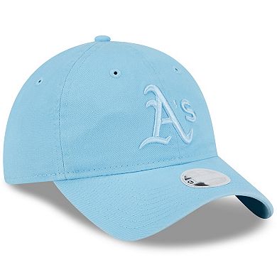 Women's New Era Light Blue Oakland Athletics Doscientos Core Classic 9TWENTY Adjustable Hat