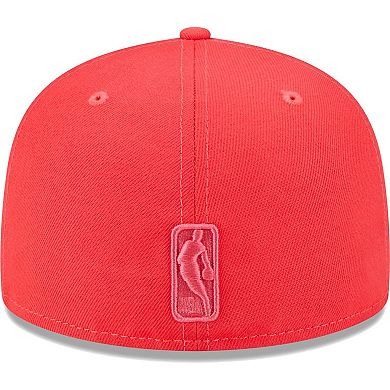 Men's New Era Red Chicago Bulls Spring Color Pack 59FIFTY Fitted Hat