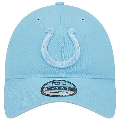 Men's New Era  Light Blue Indianapolis Colts Core Classic 2.0 Brights 9TWENTY Adjustable Hat