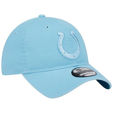 Men's New Era  Light Blue Indianapolis Colts Core Classic 2.0 Brights 9TWENTY Adjustable Hat