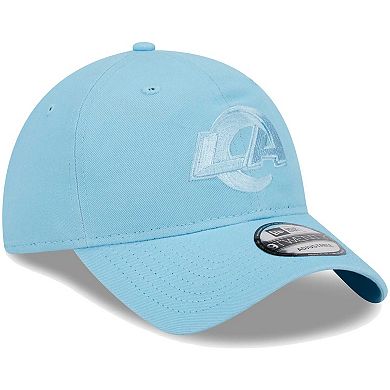 Men's New Era  Light Blue Los Angeles Rams Core Classic 2.0 Brights 9TWENTY Adjustable Hat
