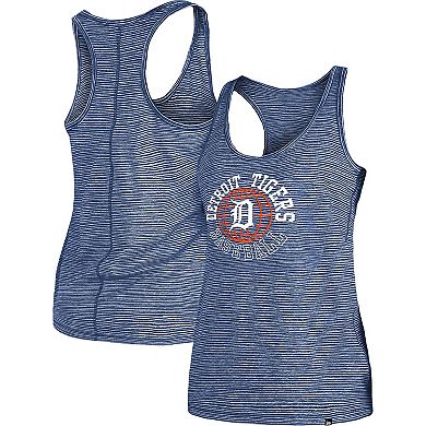 Women's New Era Navy Detroit Tigers Active Racerback Tank Top