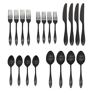 Godinger Silver Unica Matte Stainless Steel 20-piece Flatware Set, Service for 4