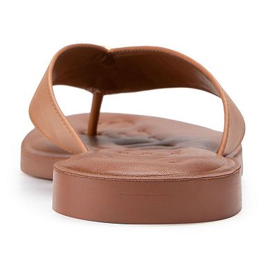 Aerosoles Gema Women's Leather Thong Sandals