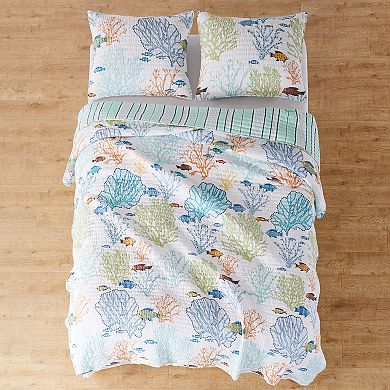 Levtex Home Deep Sea Multicolor Quilt Set with Shams
