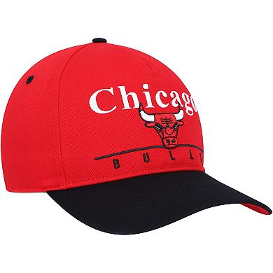 Men's '47 Red/Black Chicago Bulls Super Hitch Adjustable Hat