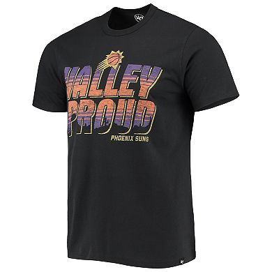 Men's '47 Black Phoenix Suns Hometown Regional Valley Proud T-Shirt
