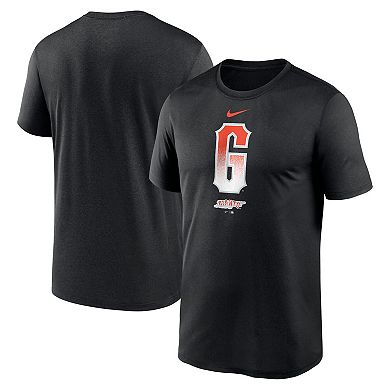 Men's Nike Black San Francisco Giants City Connect Logo T-Shirt