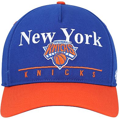 Men's '47 Blue/Orange New York Knicks Super Hitch Adjustable Hat