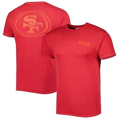 Men's '47 Scarlet San Francisco 49ers Fast Track Tonal Highlight T-Shirt