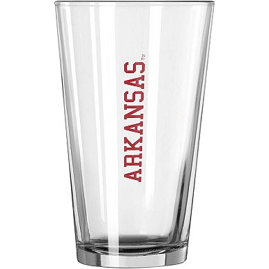 Arkansas Razorbacks 16oz. Team Wordmark Game Day Pint Glass